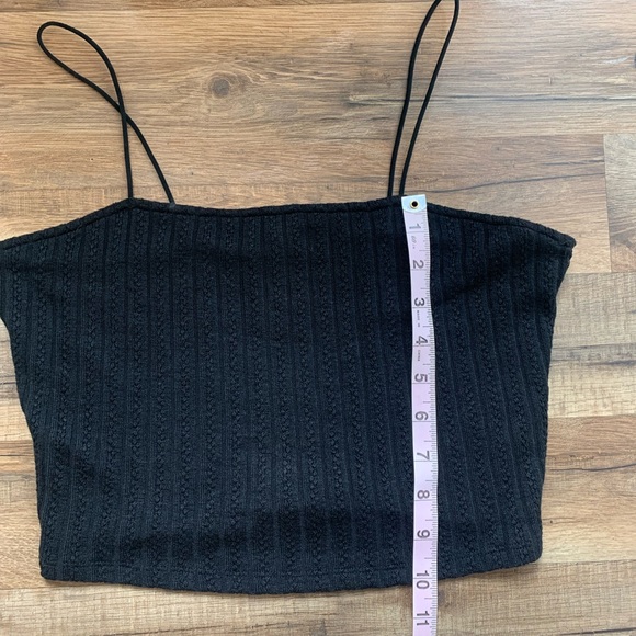 Knit Ribbed Cropped Top NWT - Picture 13 of 15